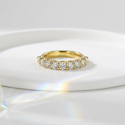 Modern Design Half Eternity