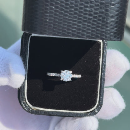 Diamond-Set Heritage Engagement Ring
